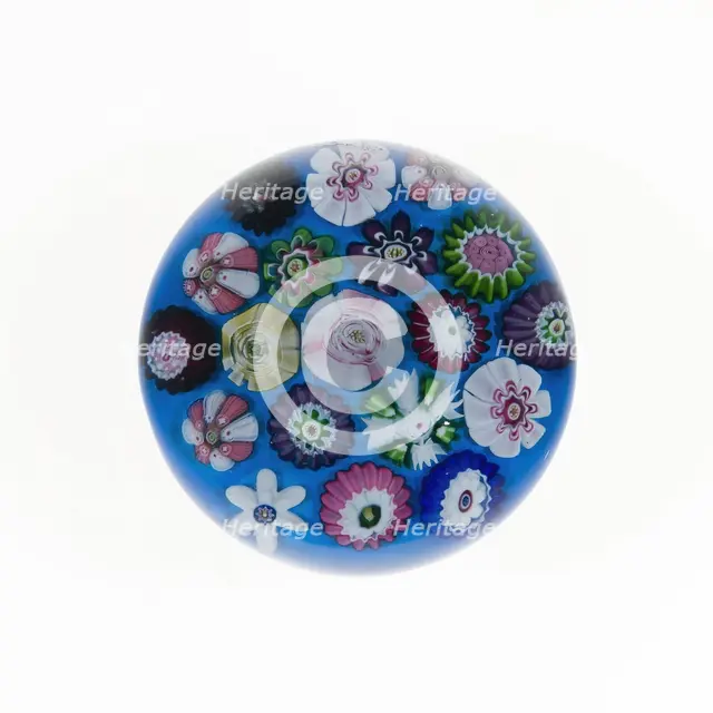 Paperweight, Clichy, 19th century. Creator: Clichy Glassworks.