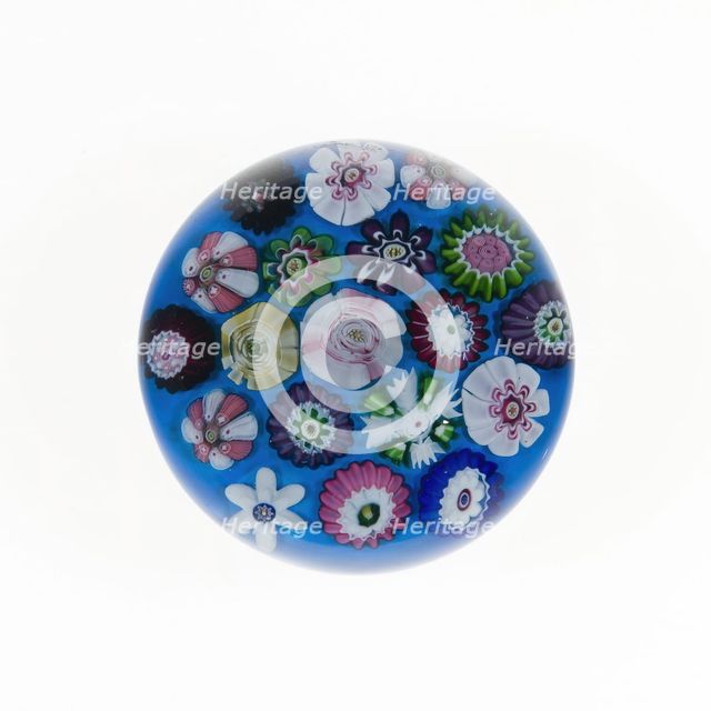 Paperweight, Clichy, 19th century. Creator: Clichy Glassworks.