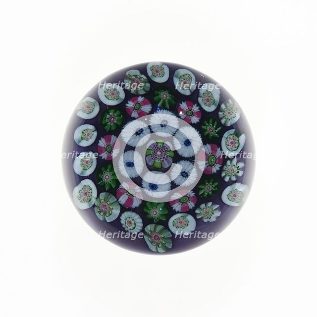 Paperweight, Clichy, 19th century. Creator: Clichy Glassworks.