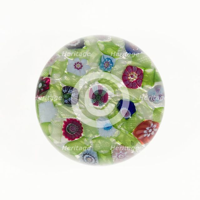Paperweight, Clichy, 19th century. Creator: Clichy Glassworks.
