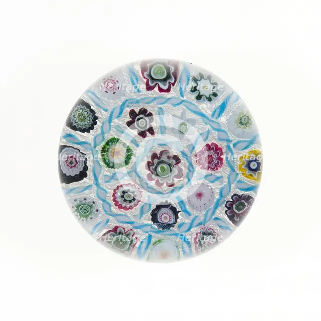 Paperweight, Clichy, 19th century. Creator: Clichy Glassworks.