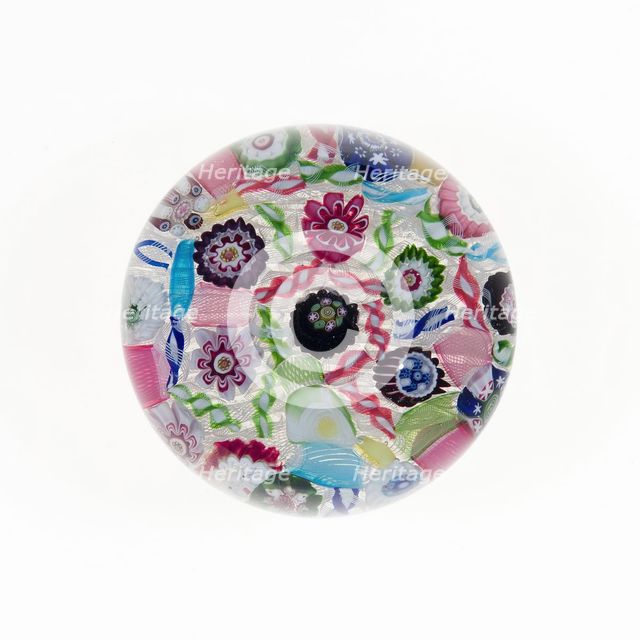 Paperweight, Clichy, 19th century. Creator: Clichy Glassworks.