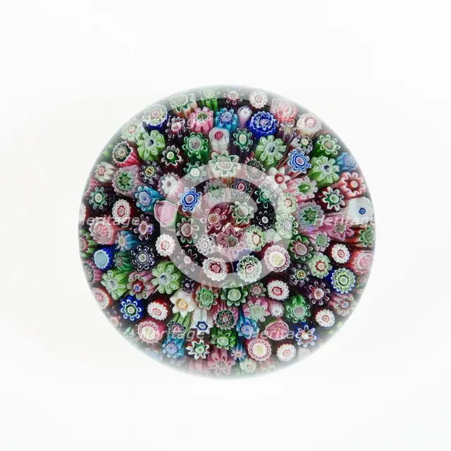 Paperweight, Clichy, 19th century. Creator: Clichy Glassworks.