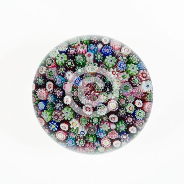 Paperweight, Clichy, 19th century. Creator: Clichy Glassworks.