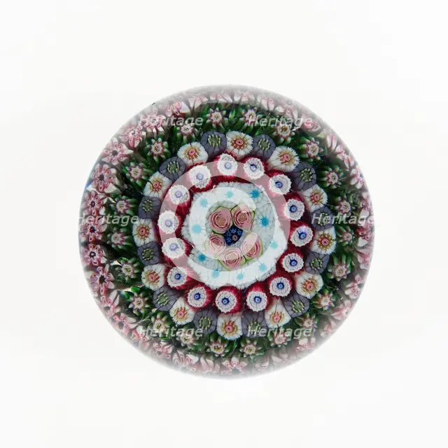 Paperweight, Clichy, 19th century. Creator: Clichy Glassworks.