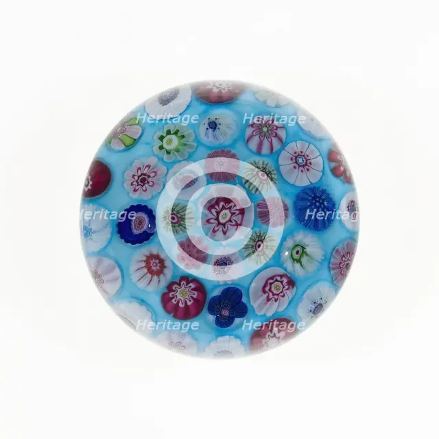 Paperweight, Clichy, 19th century. Creator: Clichy Glassworks.