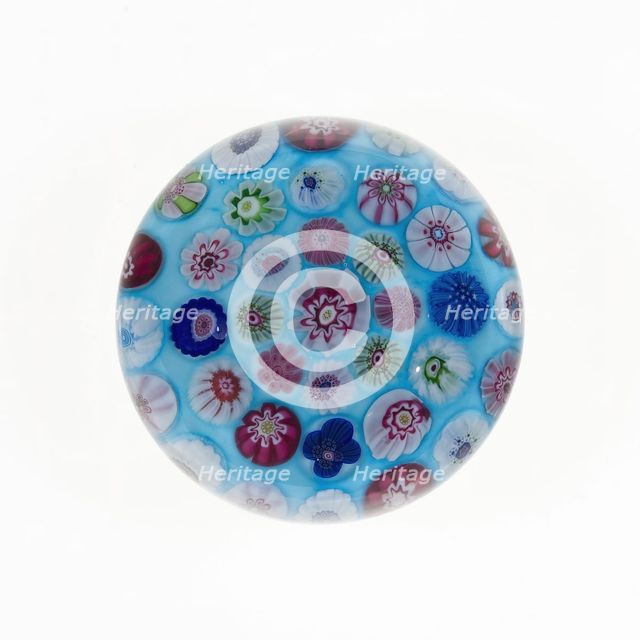 Paperweight, Clichy, 19th century. Creator: Clichy Glassworks.