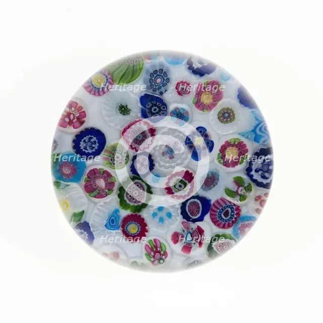 Paperweight, Clichy, 19th century. Creator: Clichy Glassworks.