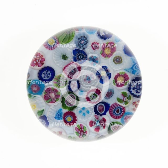 Paperweight, Clichy, 19th century. Creator: Clichy Glassworks.