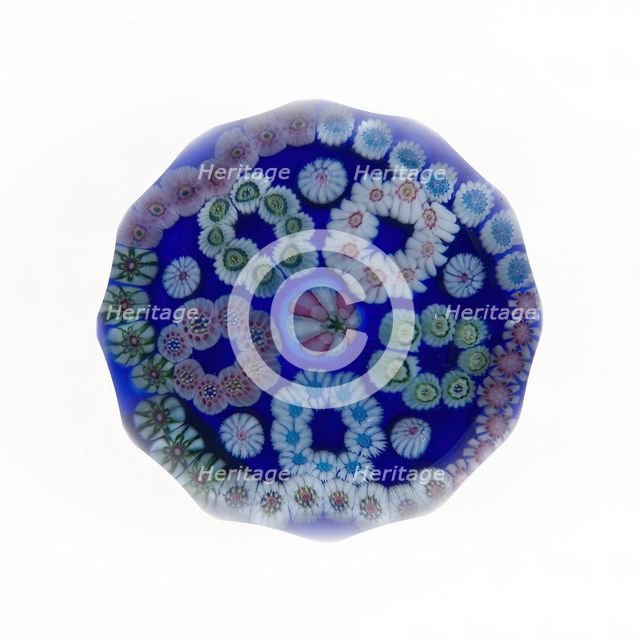 Paperweight, Clichy, 19th century. Creator: Clichy Glassworks.