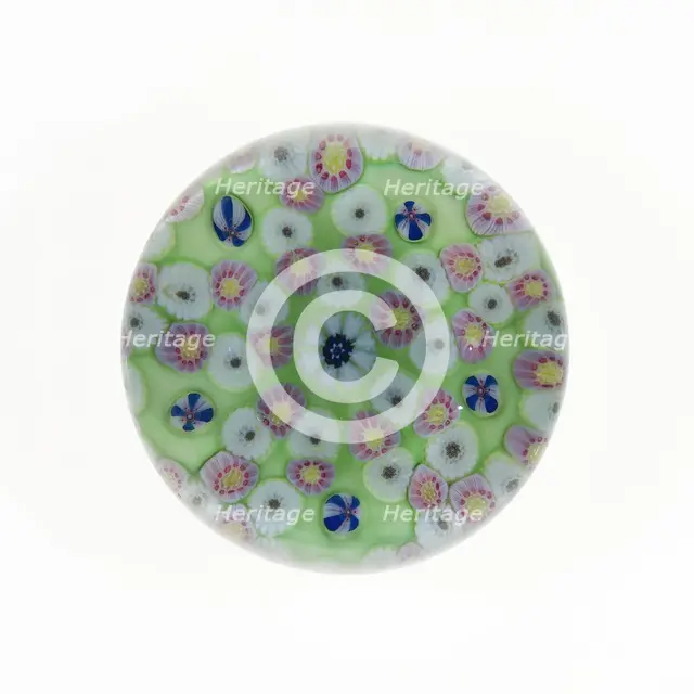 Paperweight, Clichy, 19th century. Creator: Clichy Glassworks.