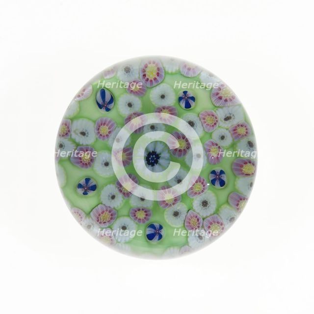 Paperweight, Clichy, 19th century. Creator: Clichy Glassworks.