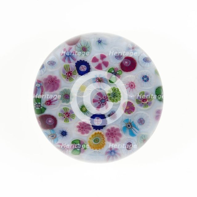 Paperweight, Clichy, 19th century. Creator: Clichy Glassworks.