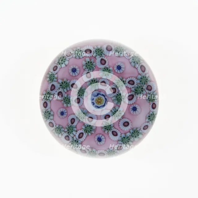 Paperweight, Clichy, 19th century. Creator: Clichy Glassworks.