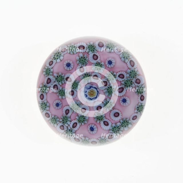 Paperweight, Clichy, 19th century. Creator: Clichy Glassworks.