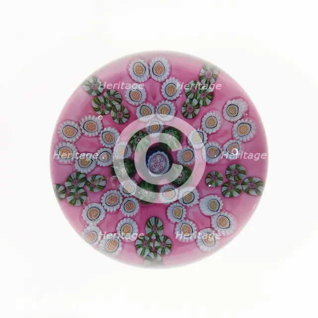 Paperweight, Clichy, 19th century. Creator: Clichy Glassworks.