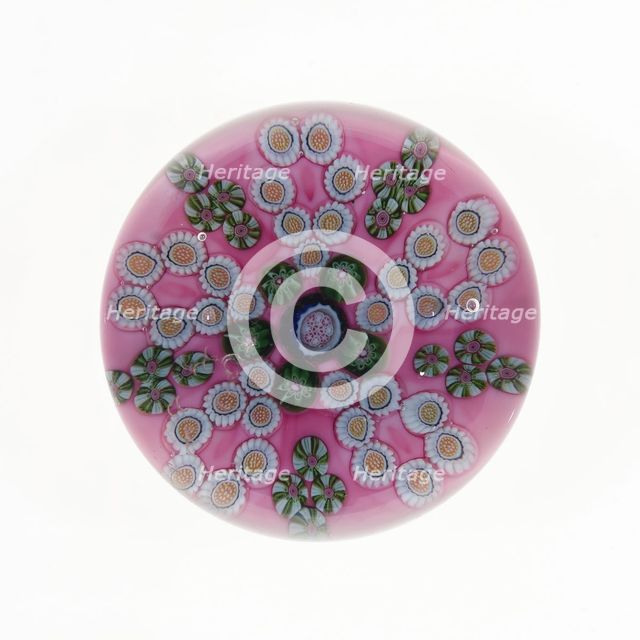 Paperweight, Clichy, 19th century. Creator: Clichy Glassworks.
