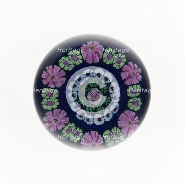 Paperweight, Clichy, 19th century. Creator: Clichy Glassworks.