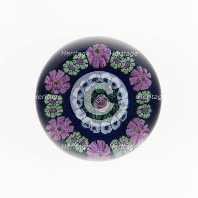 Paperweight, Clichy, 19th century. Creator: Clichy Glassworks.