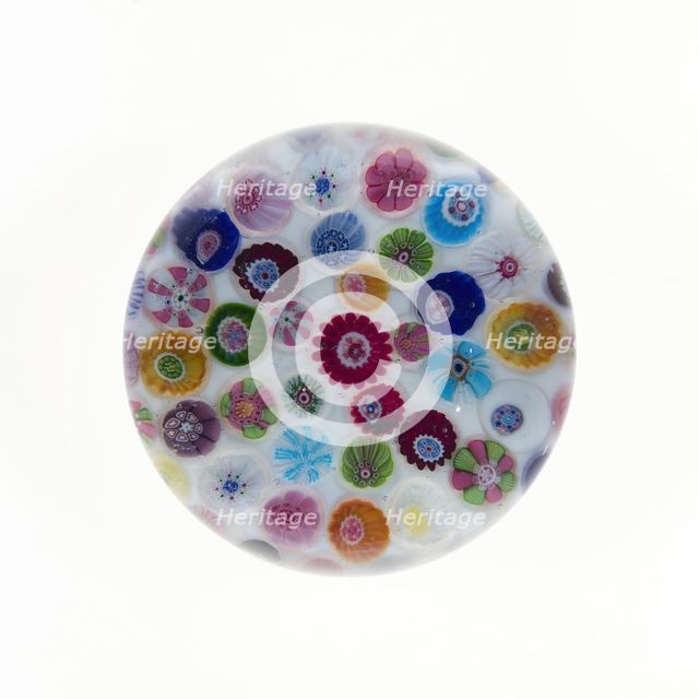 Paperweight, Clichy, 19th century. Creator: Clichy Glassworks.