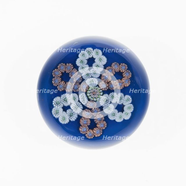 Paperweight, Clichy, 19th century. Creator: Clichy Glassworks.