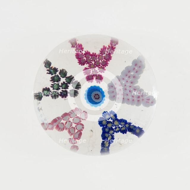 Paperweight, Clichy, 19th century. Creator: Clichy Glassworks.