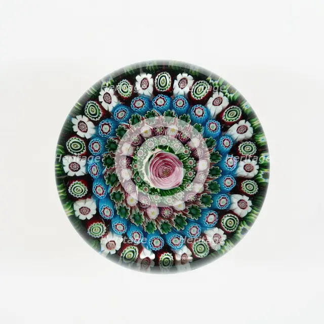 Paperweight, Clichy, 19th century. Creator: Clichy Glassworks.