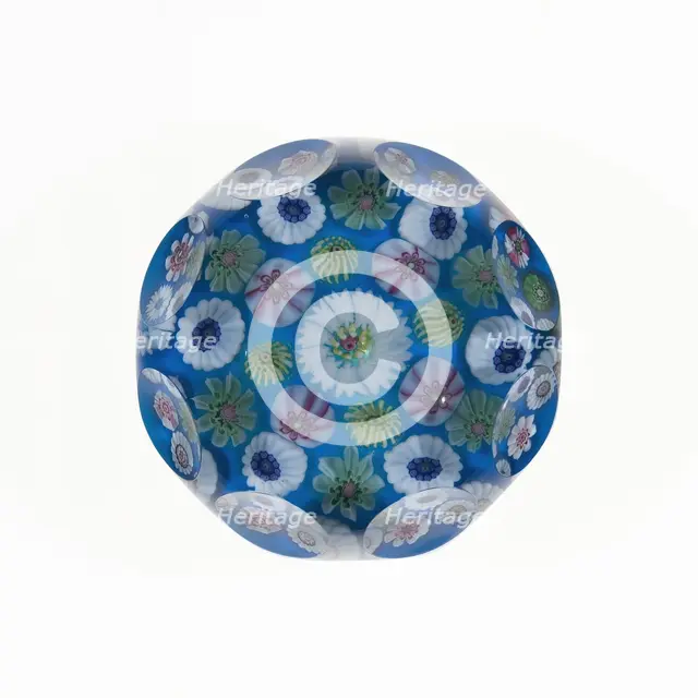 Paperweight, Clichy, 19th century. Creator: Clichy Glassworks.