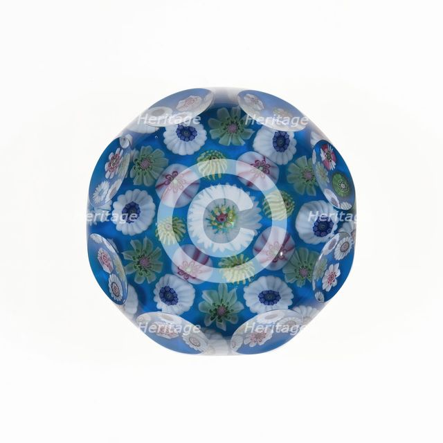 Paperweight, Clichy, 19th century. Creator: Clichy Glassworks.