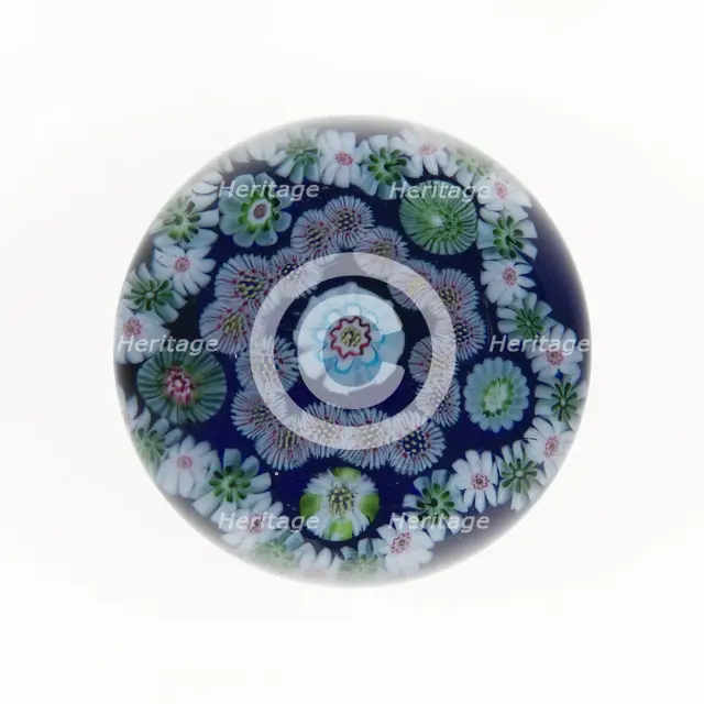 Paperweight, Clichy, 19th century. Creator: Clichy Glassworks.