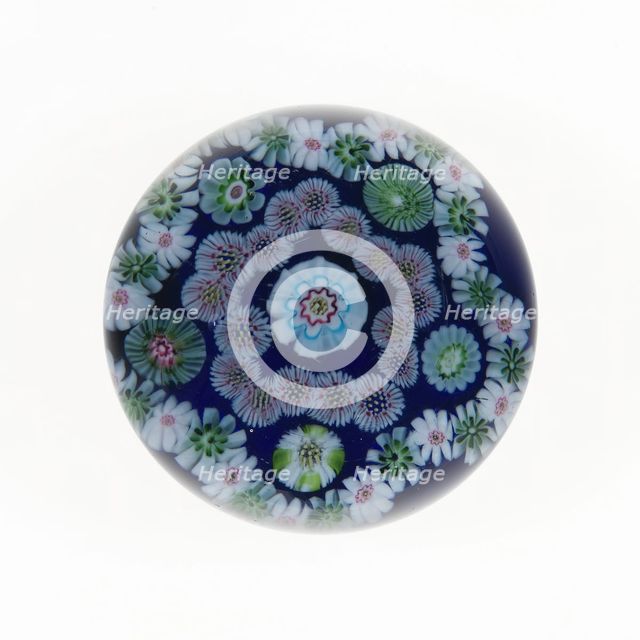 Paperweight, Clichy, 19th century. Creator: Clichy Glassworks.