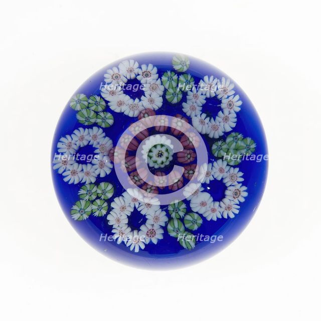Paperweight, Clichy, 19th century. Creator: Clichy Glassworks.
