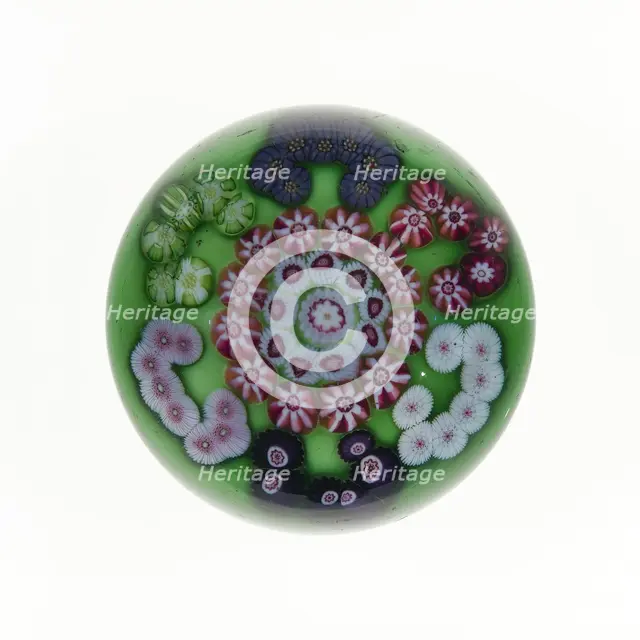 Paperweight, Clichy, 19th century. Creator: Clichy Glassworks.