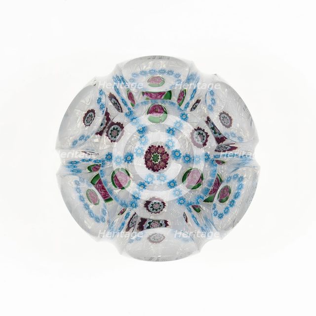 Paperweight, Clichy, 19th century. Creator: Clichy Glassworks.