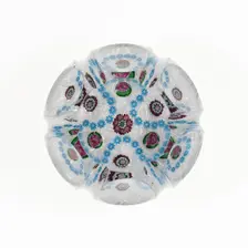 Paperweight, Clichy, 19th century. Creator: Clichy Glassworks