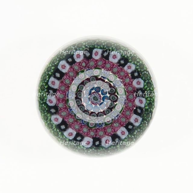 Paperweight, Clichy, 19th century. Creator: Clichy Glassworks.