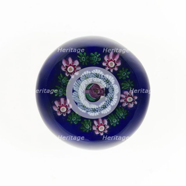 Paperweight, Clichy, 19th century. Creator: Clichy Glassworks.