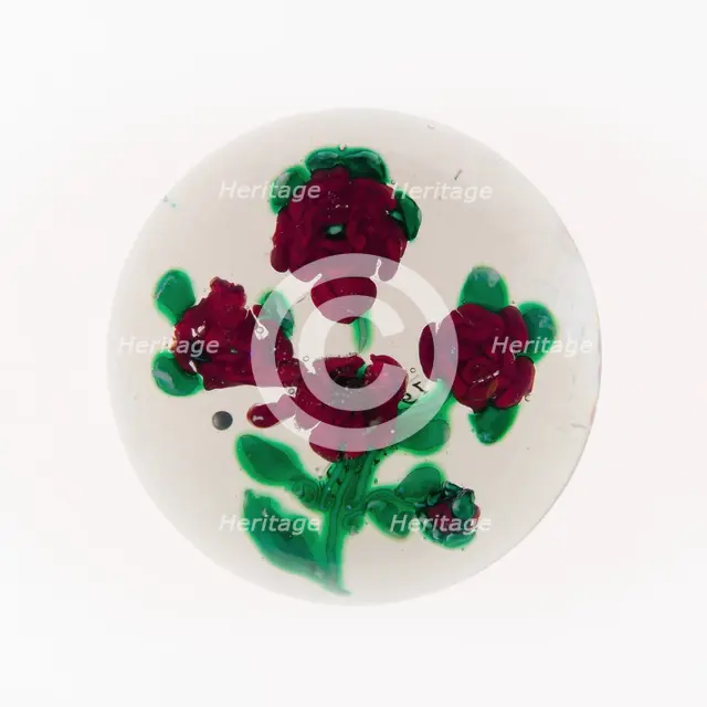Paperweight, Clichy, 19th century. Creator: Clichy Glassworks.