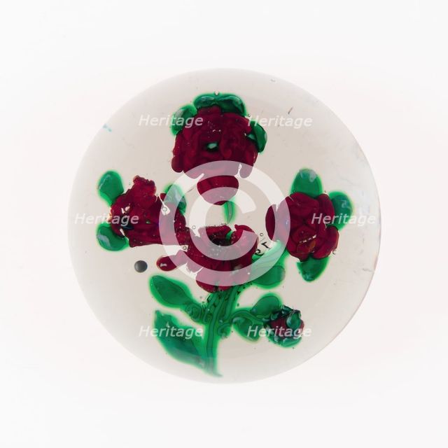 Paperweight, Clichy, 19th century. Creator: Clichy Glassworks.