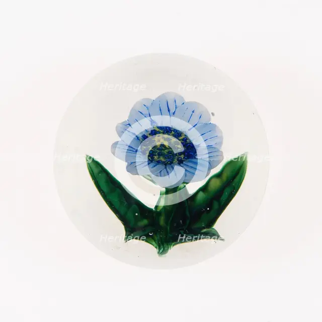 Paperweight, Clichy, 19th century. Creator: Clichy Glassworks.