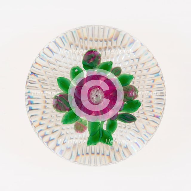Paperweight, Clichy, 19th century. Creator: Clichy Glassworks.