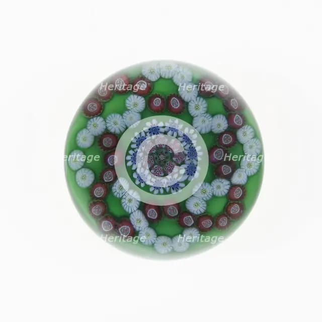 Paperweight, Clichy, 19th century. Creator: Clichy Glassworks.
