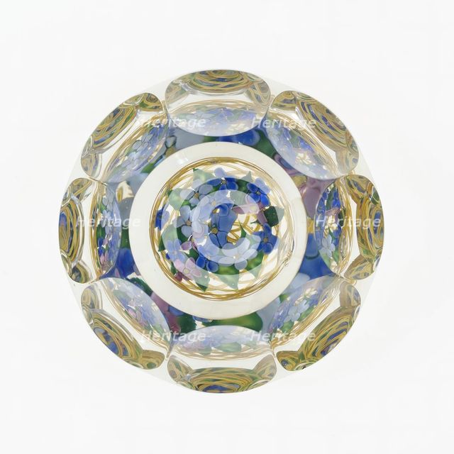 Paperweight, Clichy, 19th century. Creator: Clichy Glassworks.