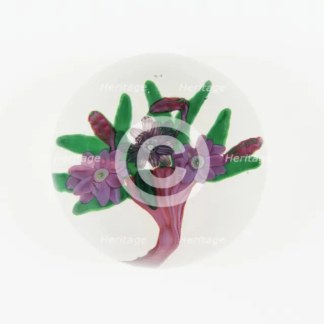 Paperweight, Clichy, 19th century. Creator: Clichy Glassworks.