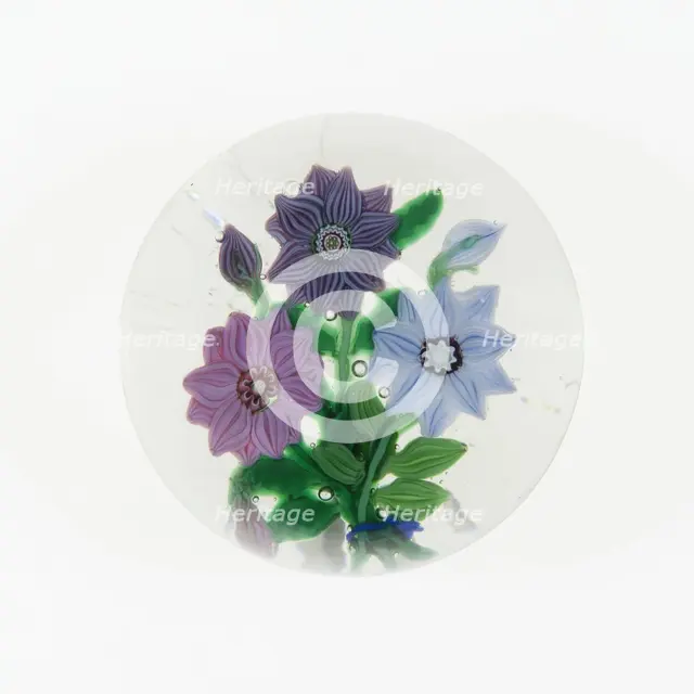 Paperweight, Clichy, 19th century. Creator: Clichy Glassworks.