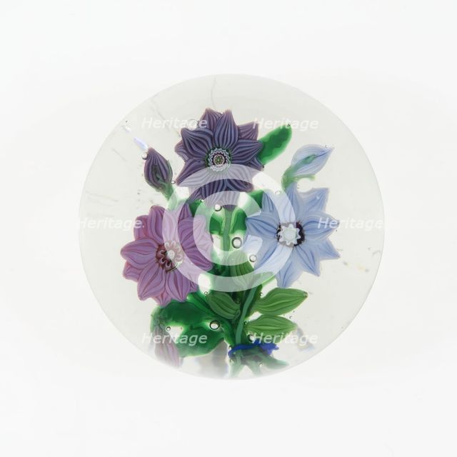 Paperweight, Clichy, 19th century. Creator: Clichy Glassworks.