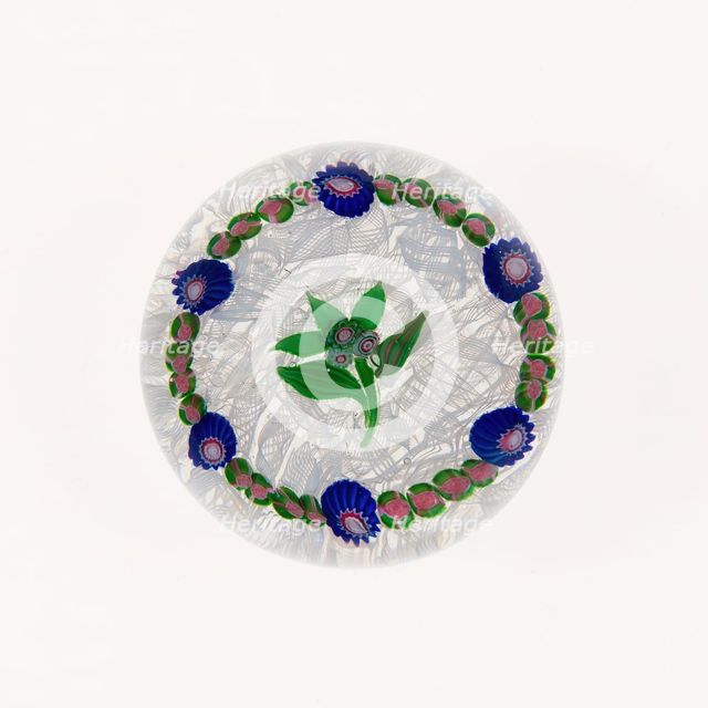 Paperweight, Clichy, 19th century. Creator: Clichy Glassworks.
