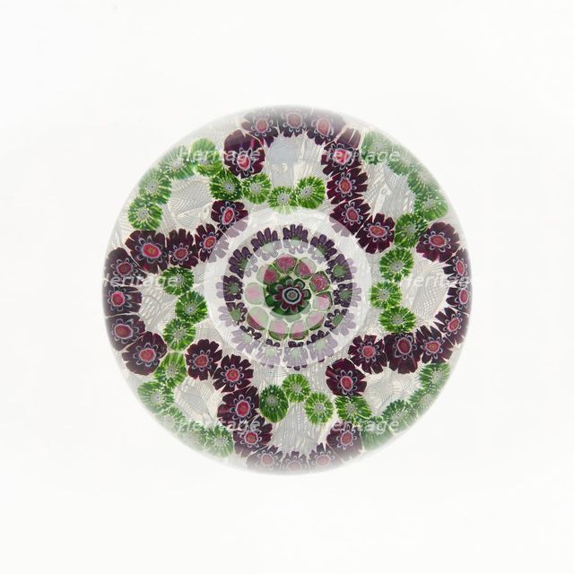 Paperweight, Clichy, 19th century. Creator: Clichy Glassworks.