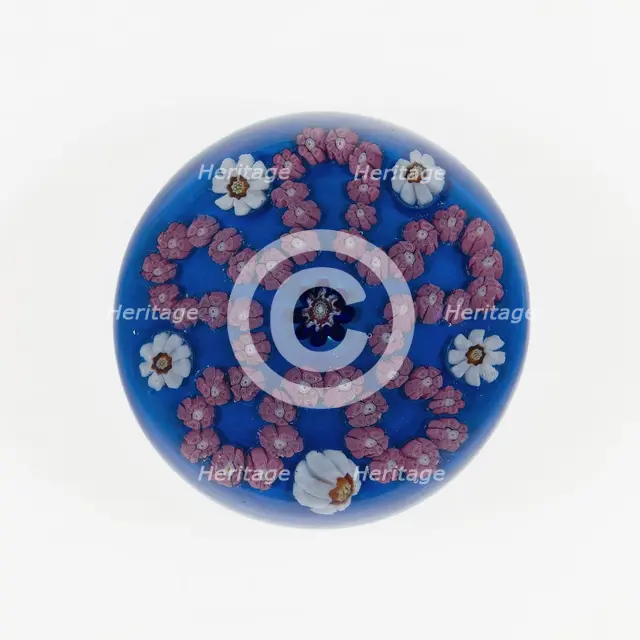 Paperweight, Clichy, 19th century. Creator: Clichy Glassworks.