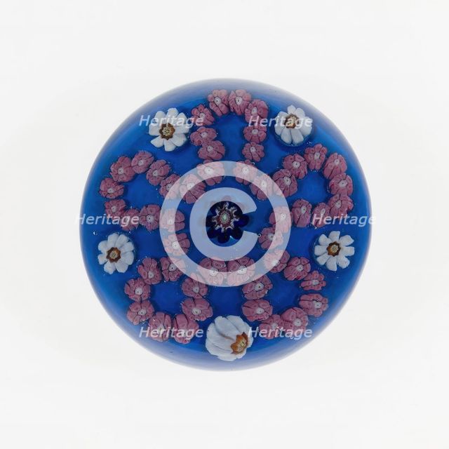 Paperweight, Clichy, 19th century. Creator: Clichy Glassworks.